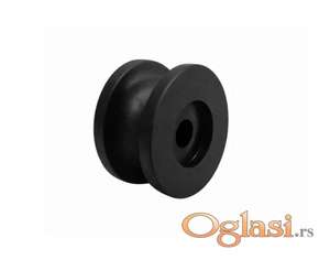 Okrugli držač plastični (Crna ) Fi 5,3 mm 20 din/kom